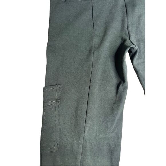 LOFT green cargo pants / leggings with seam down front and back - size 0 - Picture 12 of 15